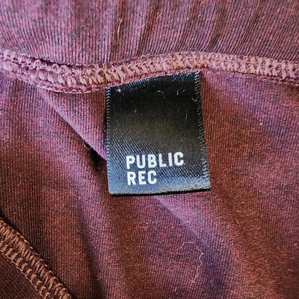 Public Rec All Day Every Day Pants Mens 34/32 Burgundy Jogger Tapered‎ Excellent